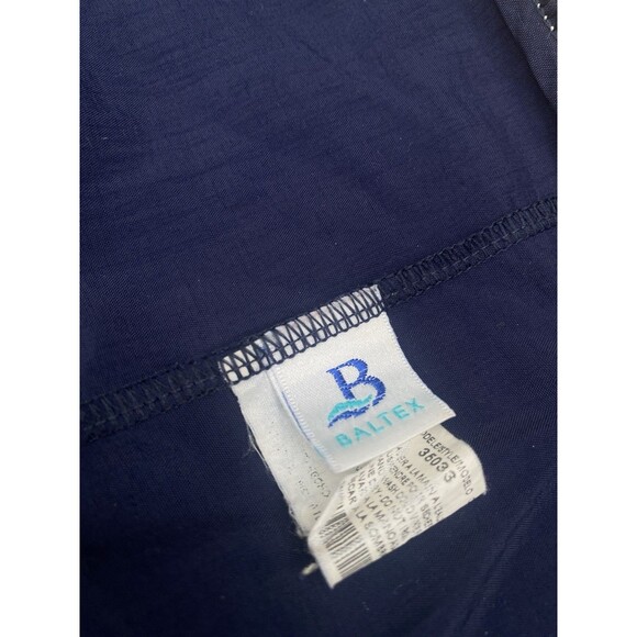 Baltex Mens M Surf Skate Board Shorts Navy Long Swim Trunks Antron Nylon VTG 80s - Picture 7 of 12